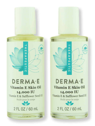 Derma E Derma E Vitamin E Skin Oil 14000 IU 2 Ct 2 oz Skin Care Treatments 