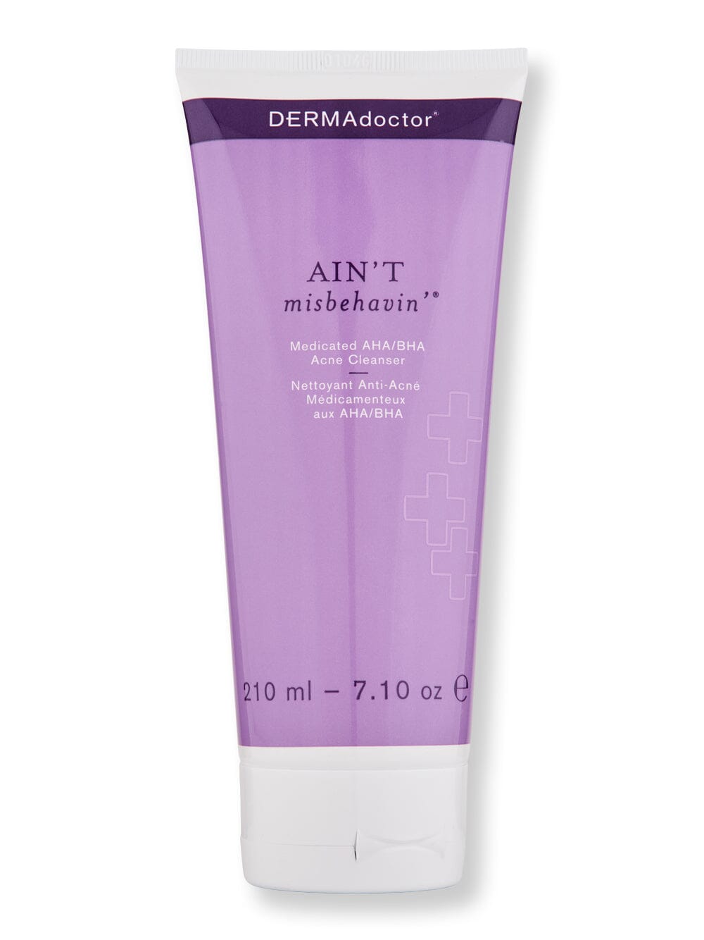 DermaDoctor DermaDoctor Ain't Misbehavin Medicated AHA/BHA Acne Cleanser Face Cleansers 7.1 oz / 210 ml 