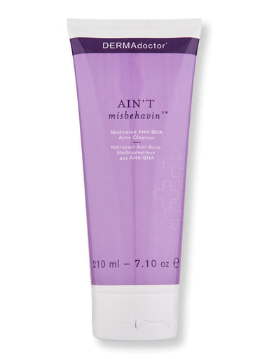DermaDoctor DermaDoctor Ain't Misbehavin Medicated AHA/BHA Acne Cleanser Face Cleansers 7.1 oz / 210 ml 