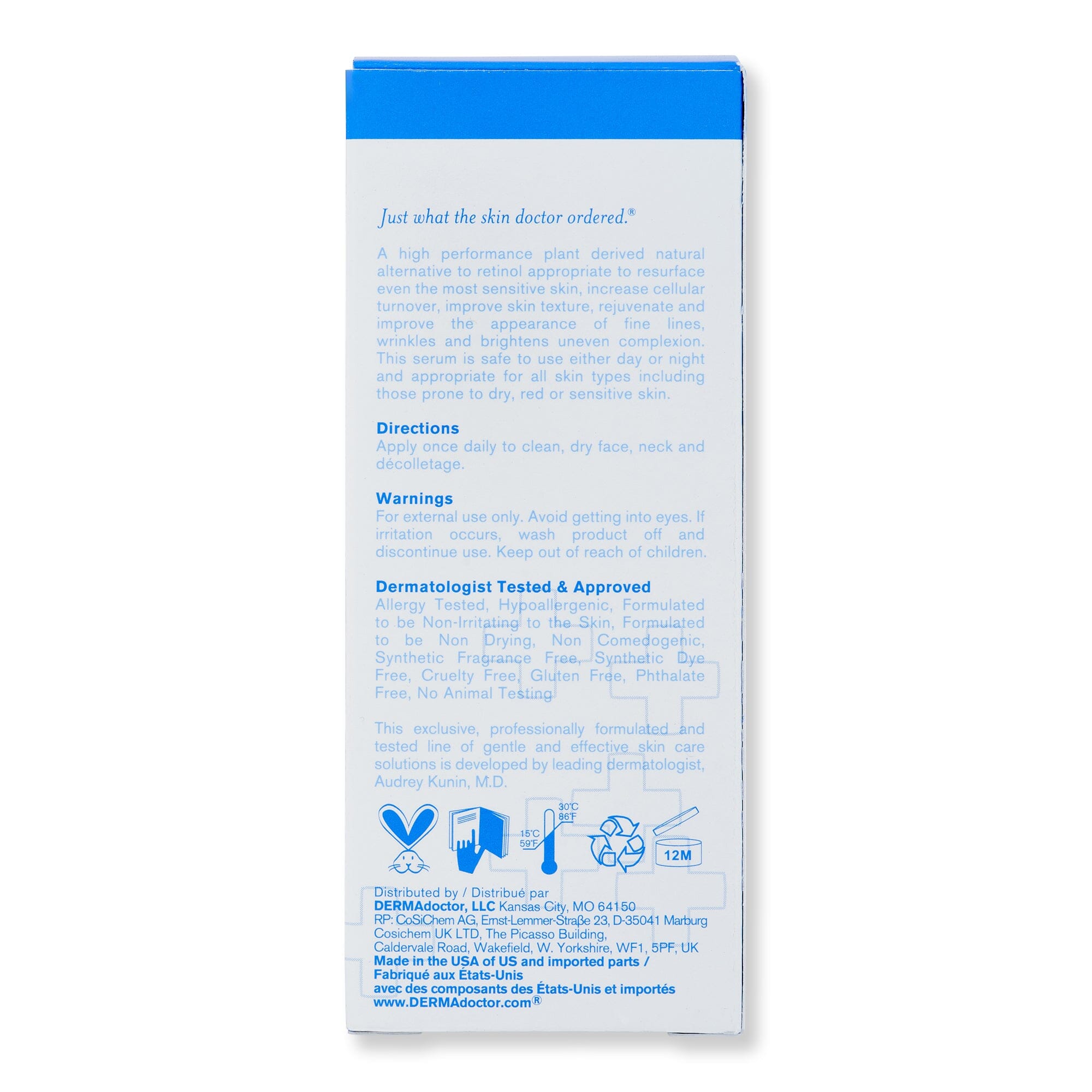 DermaDoctor DermaDoctor Calm Cool + Corrected Bakuchiol Retinol Alternative Serum Serums 