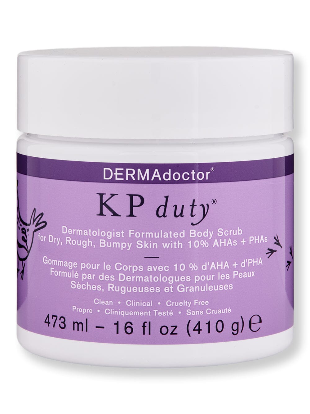 DermaDoctor DermaDoctor KP Duty Dermatologist Formulated Body Scrub Body Scrubs & Exfoliants 16 oz / 473 ml 