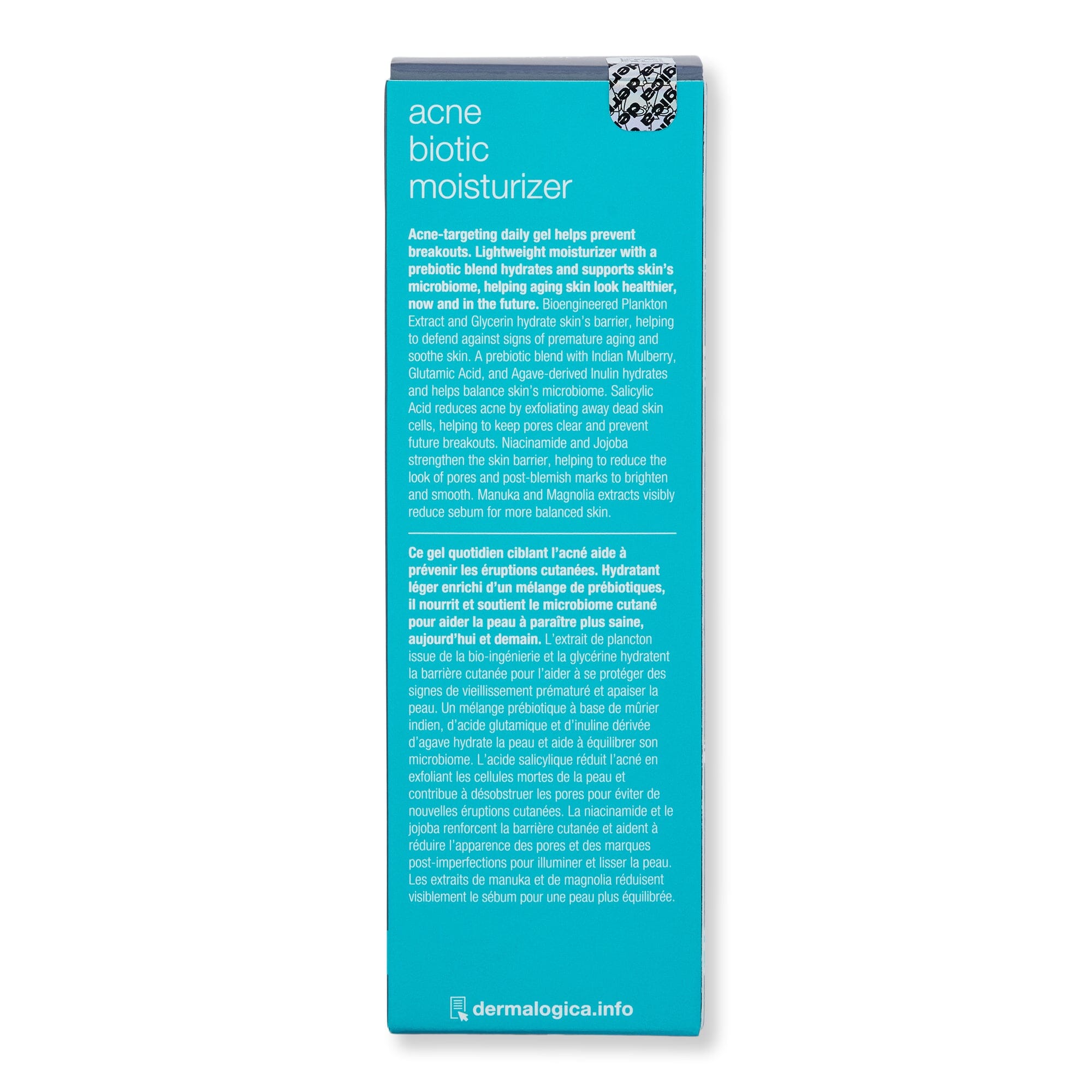 Dermalogica Dermalogica Acne Biotic Moisturizer 1.7 oz Acne, Blemish, & Blackhead Treatments 