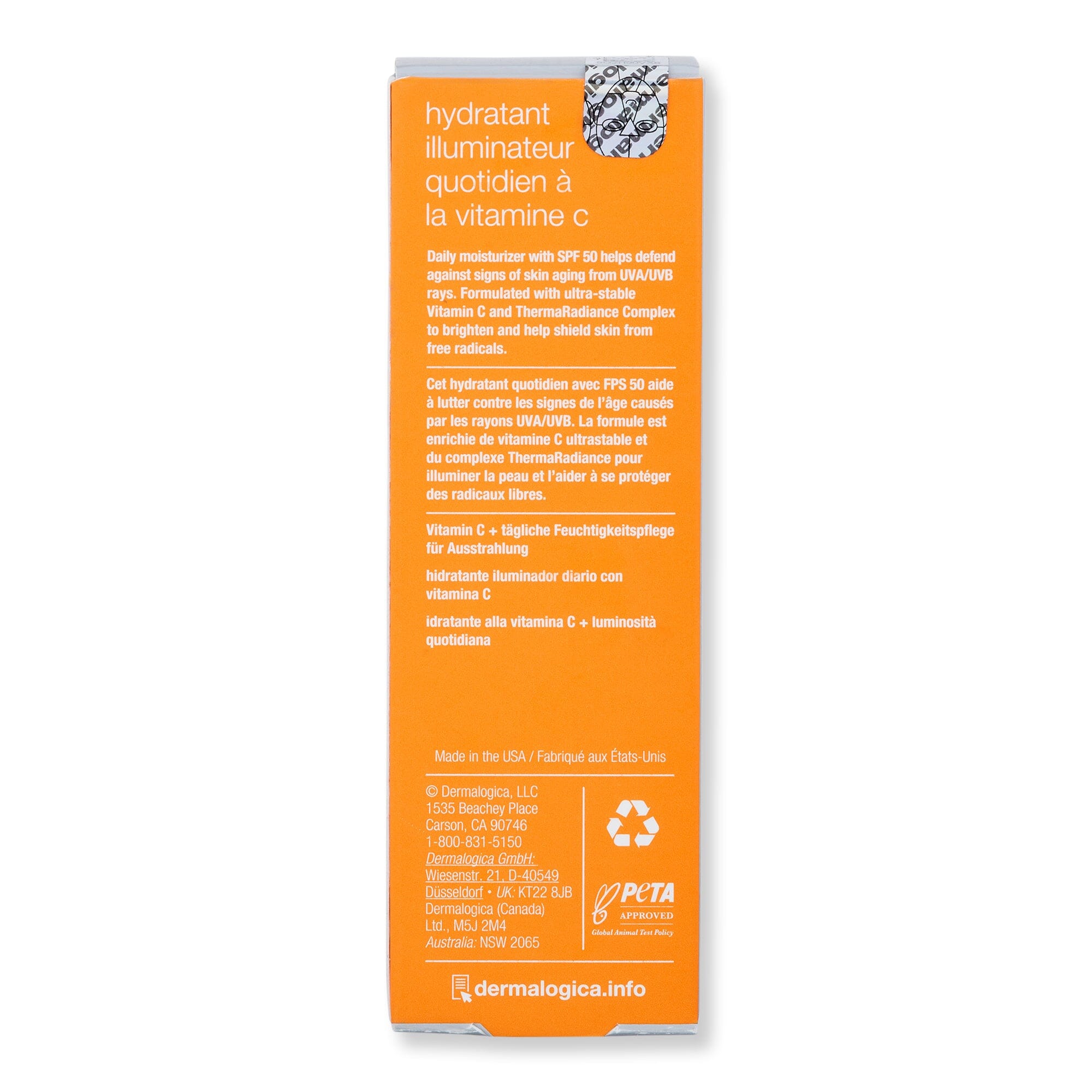 Dermalogica Dermalogica Biolumin-C Heat Aging Protector SPF50 0.5 oz Body Sunscreens 