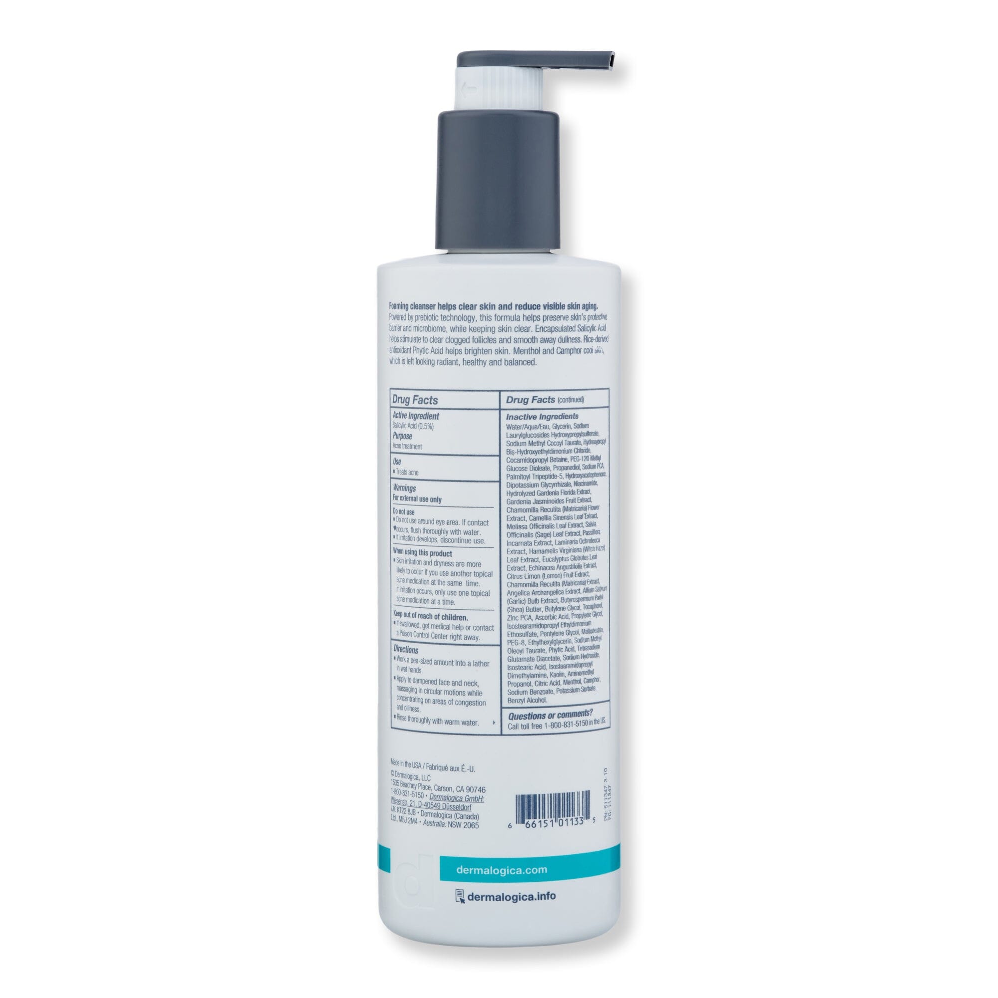 Dermalogica Dermalogica Clearing Skin Wash 16.9 oz Face Cleansers 