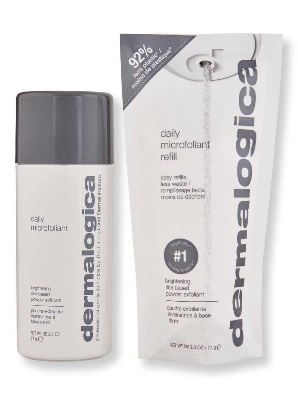 Dermalogica Dermalogica Daily Microfoliant Exfoliators & Peels 2.6 oz + Refill 