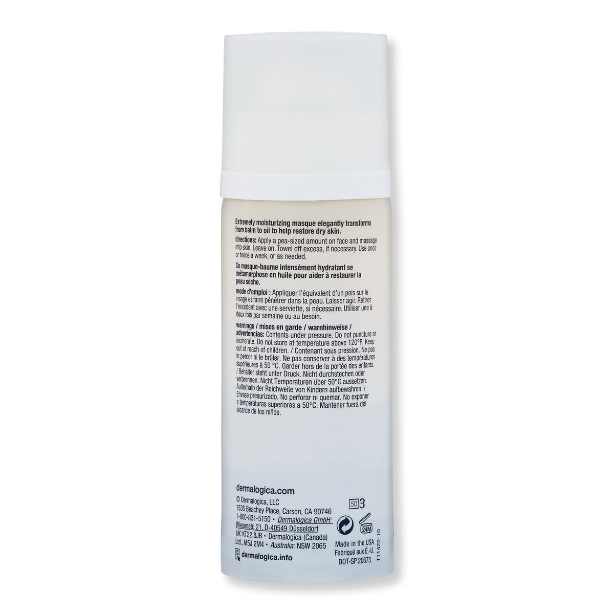 Dermalogica Dermalogica Melting Moisture Masque 1.7 oz Face Masks 