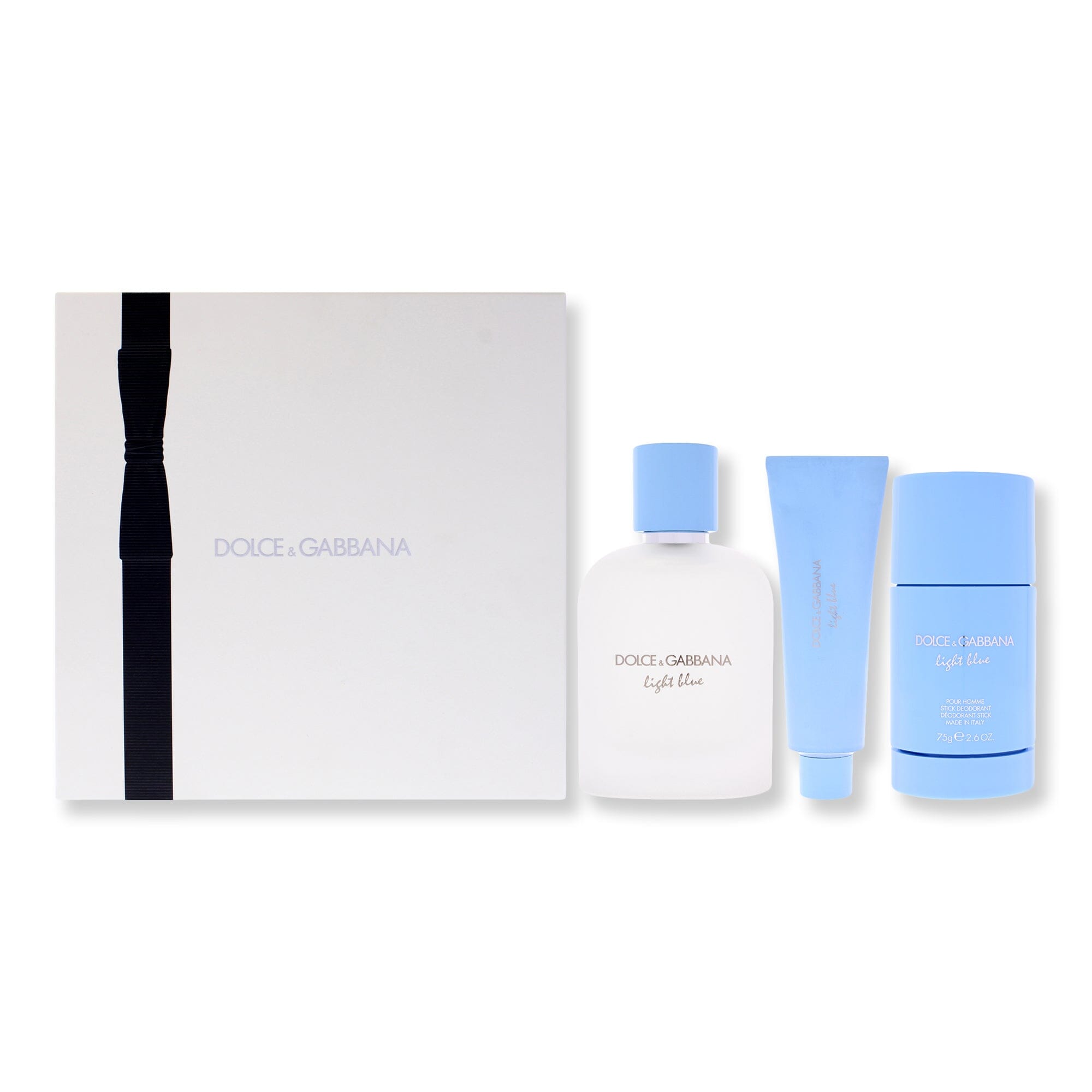 Dolce & Gabbana Dolce & Gabbana Light Blue 3 Piece Gift Set For Men Perfume 