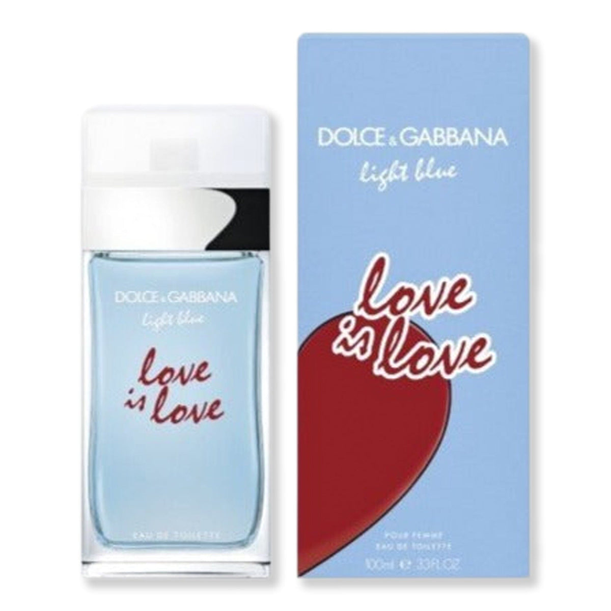 Dolce & Gabbana Dolce & Gabbana Light Blue Love Is Love Eau De Toilette Perfume 3.3 oz 