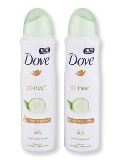 Dove Dove Go Fresh Cucumber & Green Tea Deodorant 48h 2 Ct 5 oz 150 ml Antiperspirants & Deodorants 