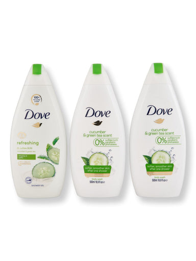 Dove Dove Go Fresh Touch Cucumber & Green Tea Body Wash 3 Ct 500 ml Shower Gels & Body Washes 