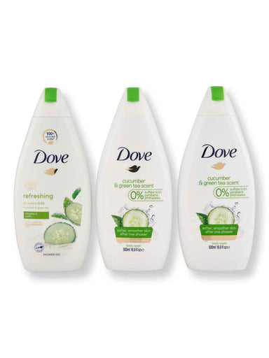 Dove Dove Go Fresh Touch Cucumber & Green Tea Body Wash 3 Ct 500 ml Shower Gels & Body Washes 