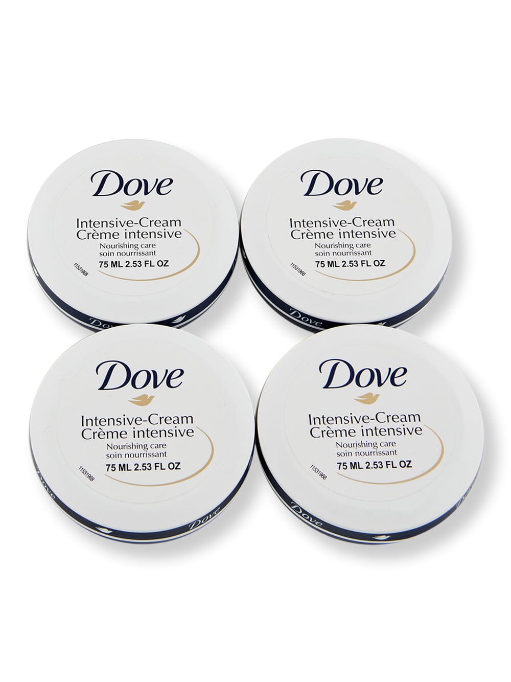 Dove Dove Intensive Cream 4 Ct 75 ml Face Moisturizers 