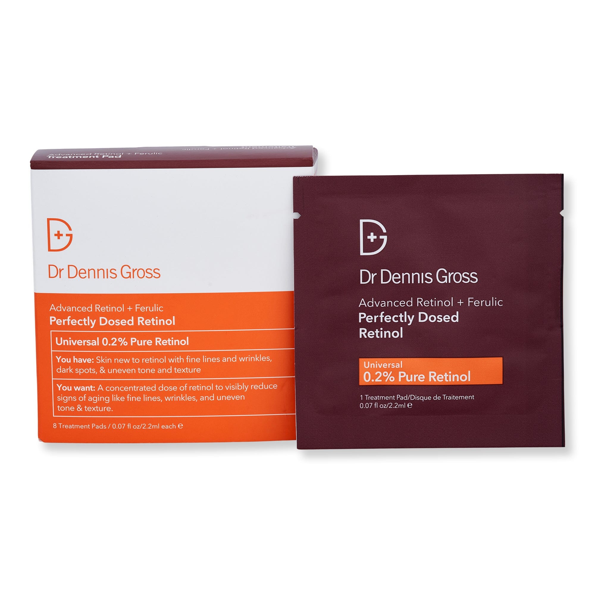 Dr. Dennis Gross Dr. Dennis Gross Advanced Retinol + Ferulic Perfectly Dosed Treatments Universal 0.2% Night Creams 8 Ct 
