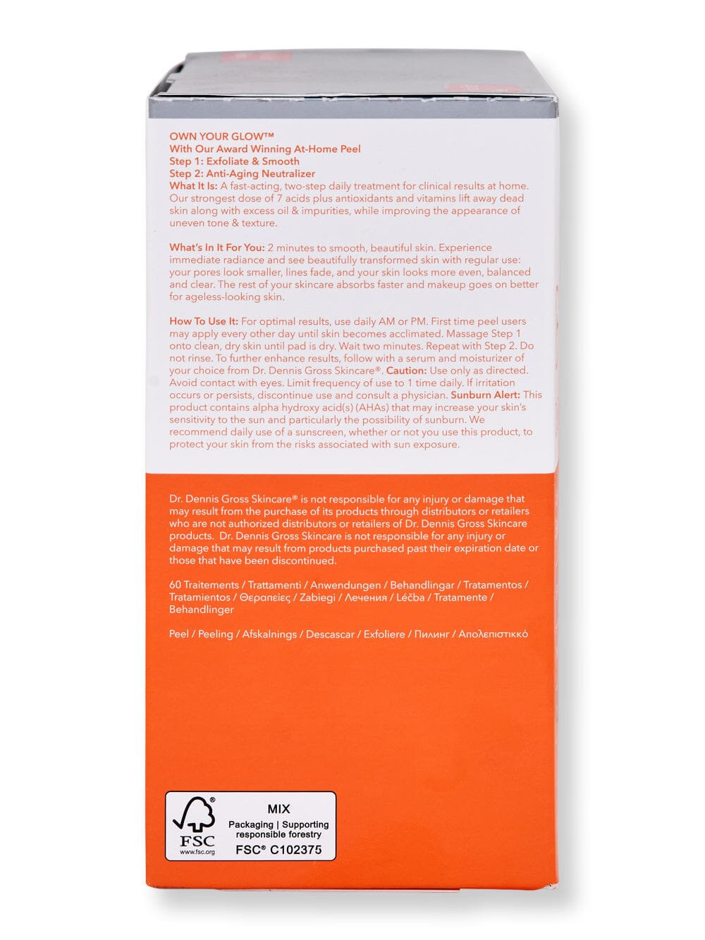 Dr. Dennis Gross Dr. Dennis Gross Alpha Beta Extra Strength Daily Peel 60 Ct Exfoliators & Peels 