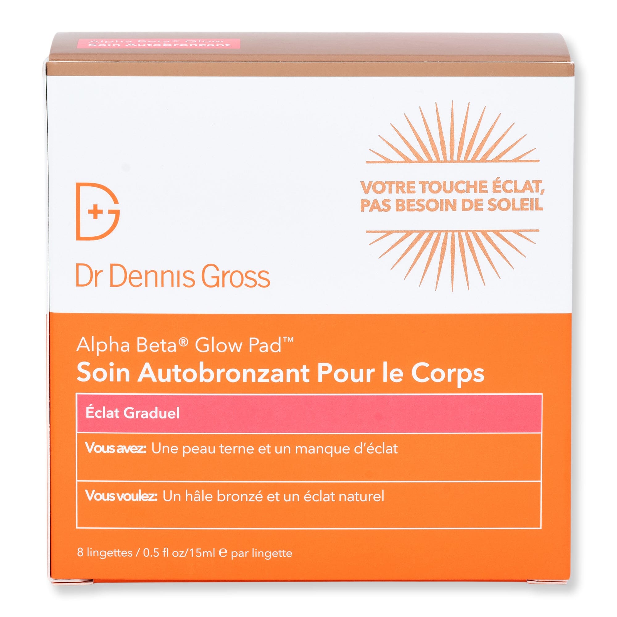 Dr. Dennis Gross Dr. Dennis Gross Alpha Beta Glow Pad Self-Tanner for Body Buildable Glow 8 Ct Self-Tanning & Bronzing 