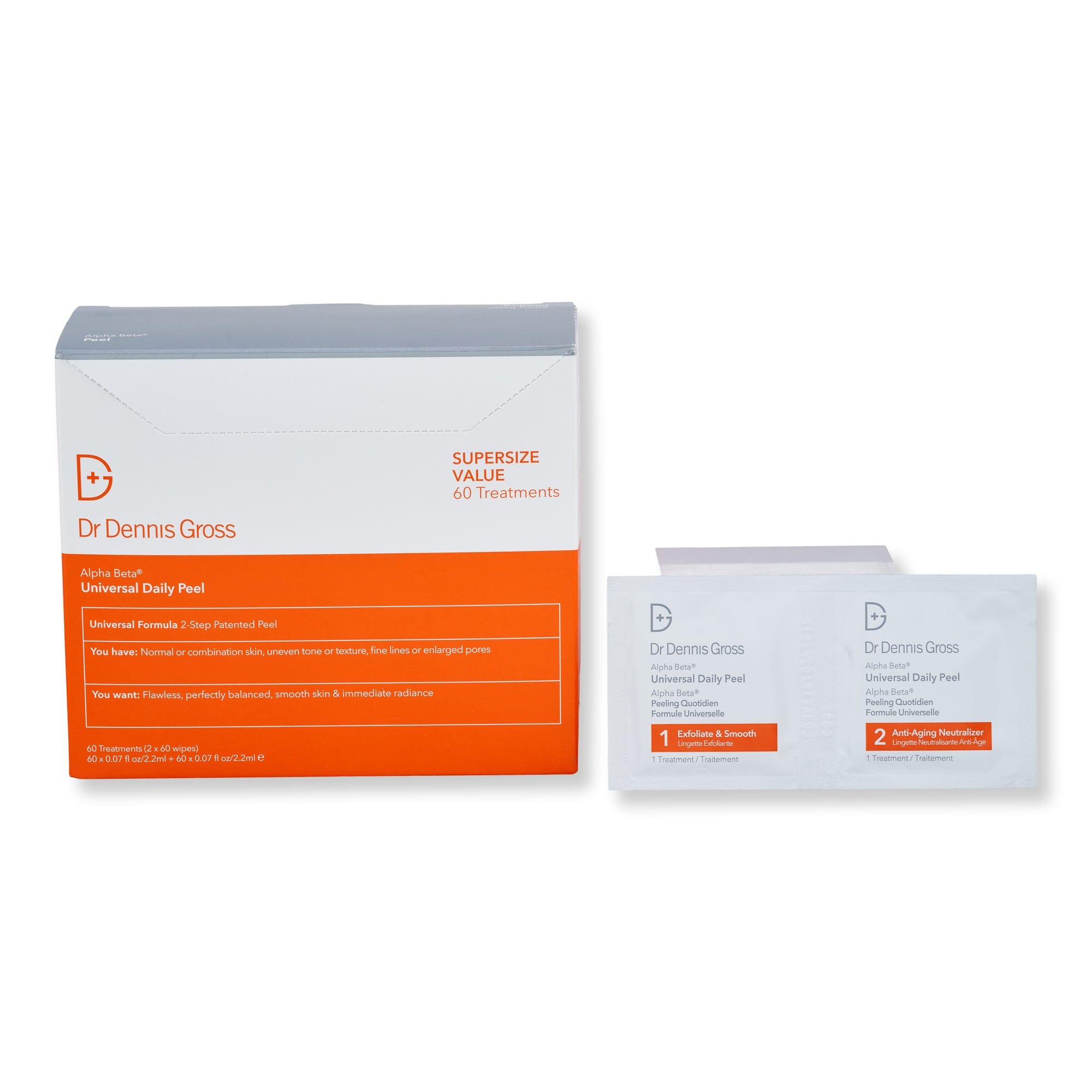Dr. Dennis Gross Dr. Dennis Gross Alpha Beta Universal Daily Peel 60 Ct Exfoliators & Peels 