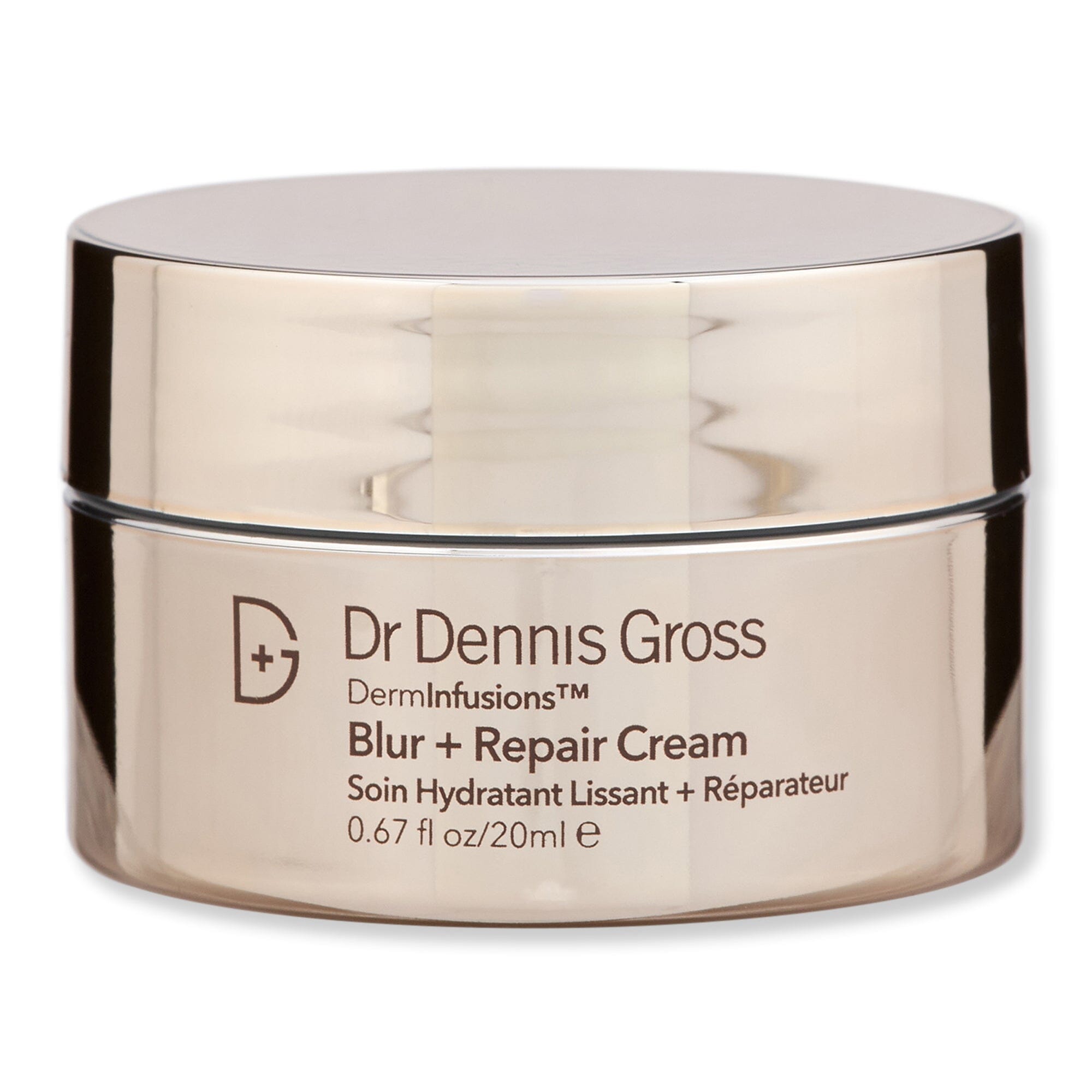 Dr. Dennis Gross Dr. Dennis Gross DermInfusions Blur + Repair Moisturizer Cream with Hyaluronic Acid Skin Care Treatments 0.67 fl oz / 20 ml 