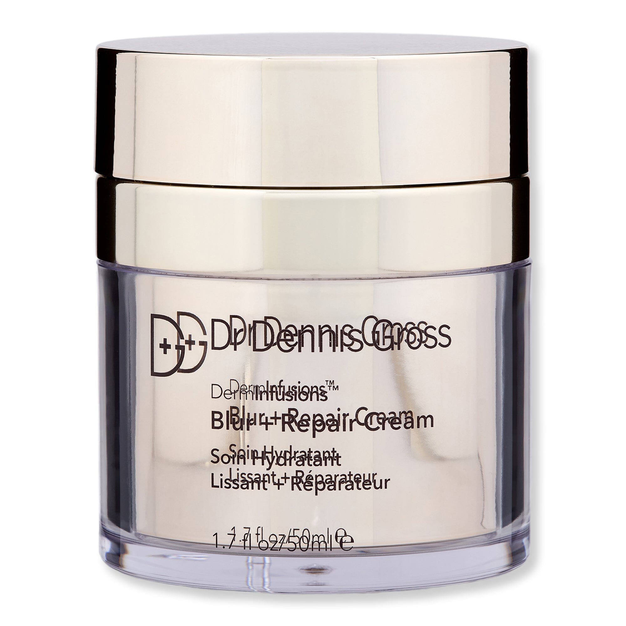 Dr. Dennis Gross Dr. Dennis Gross DermInfusions Blur + Repair Moisturizer Cream with Hyaluronic Acid Skin Care Treatments 1.7 fl oz / 50 ml 