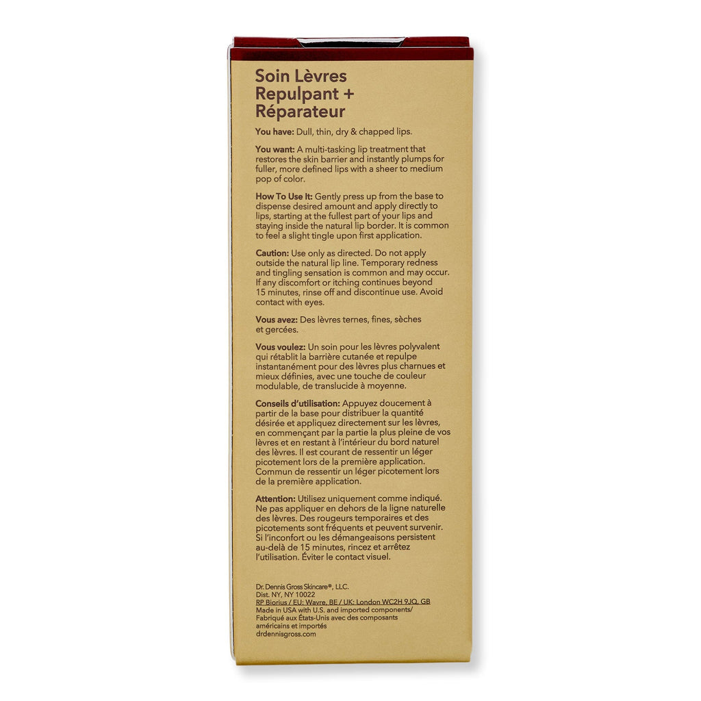 Dr. Dennis Gross Dr. Dennis Gross DermInfusions Plump + Repair Peptide Lip Treatment Tint Lip Treatments & Balms 