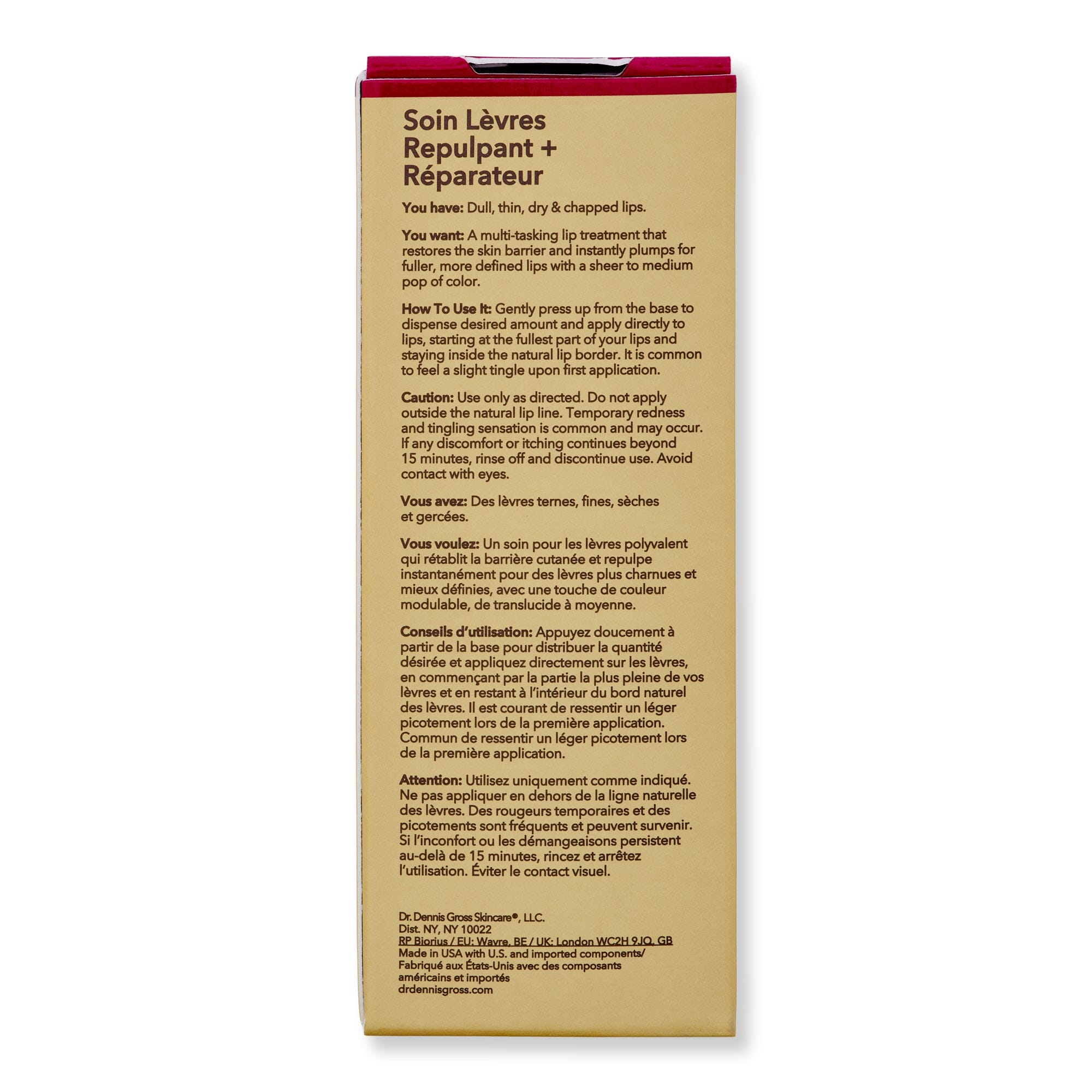 Dr. Dennis Gross Dr. Dennis Gross DermInfusions Plump + Repair Peptide Lip Treatment Tint Lip Treatments & Balms 