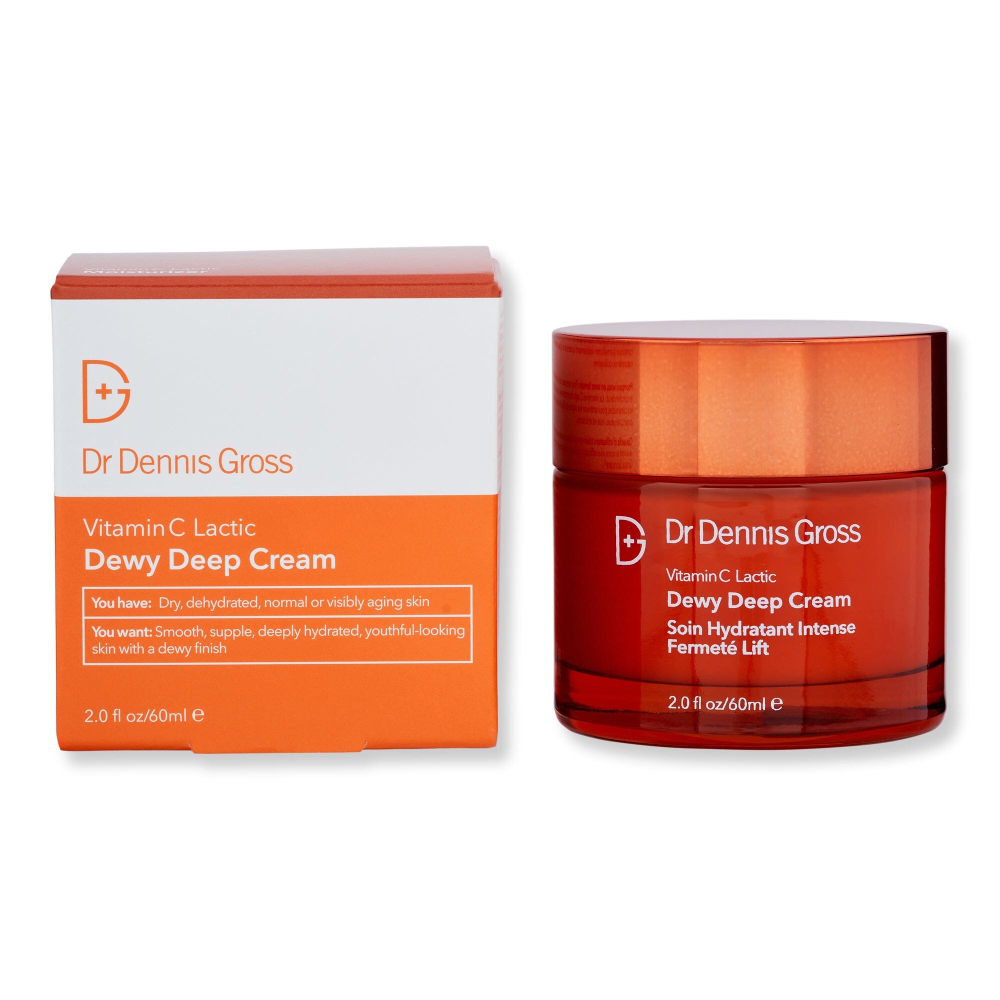 Dr. Dennis Gross Dr. Dennis Gross Vitamin C Lactic Dewy Deep Cream 2 fl oz 60 ml Skin Care Treatments 
