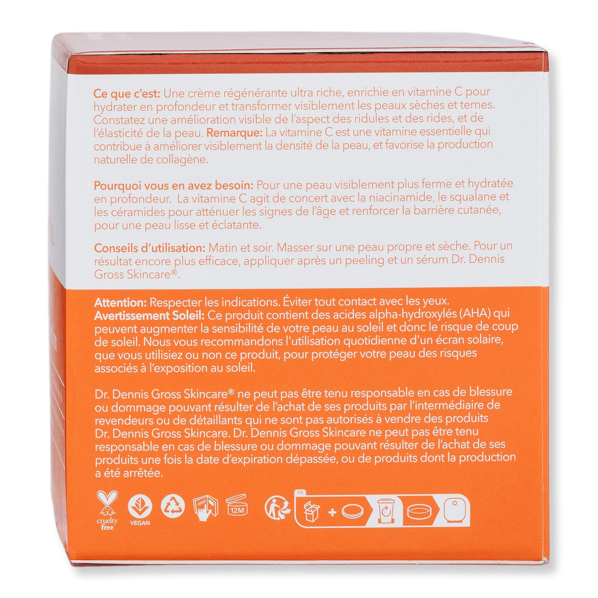Dr. Dennis Gross Dr. Dennis Gross Vitamin C Lactic Dewy Deep Cream Skin Care Treatments 