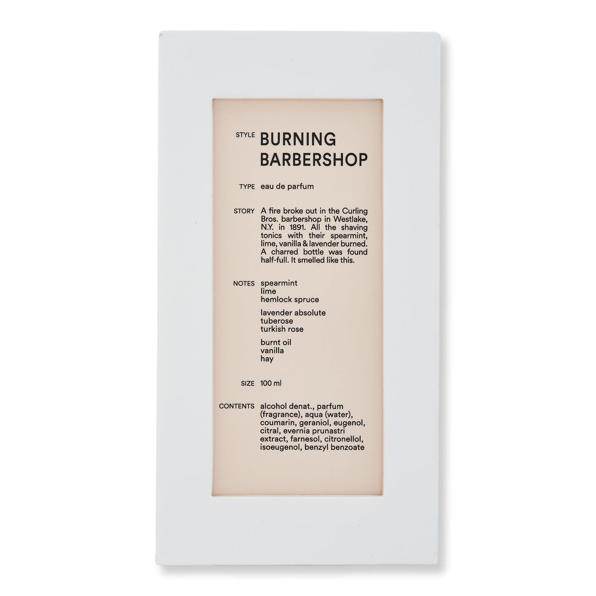 DS & DURGA DS & DURGA Burning Barbershop Eau de Parfum Perfume 