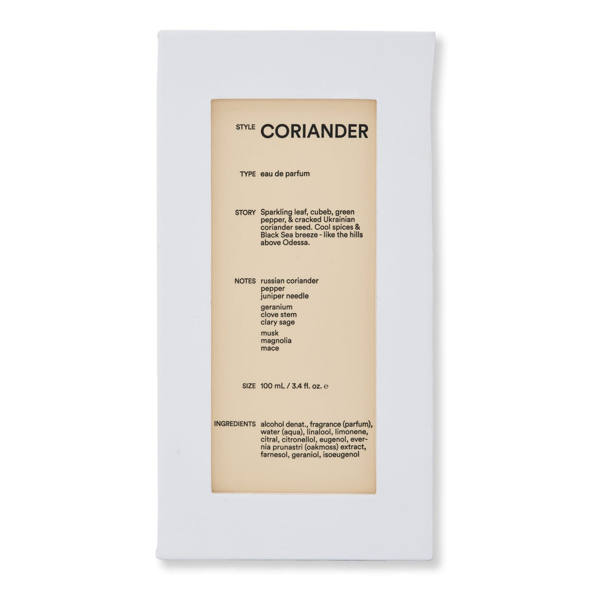 DS & DURGA DS & DURGA Coriander Eau de Parfum Perfume 