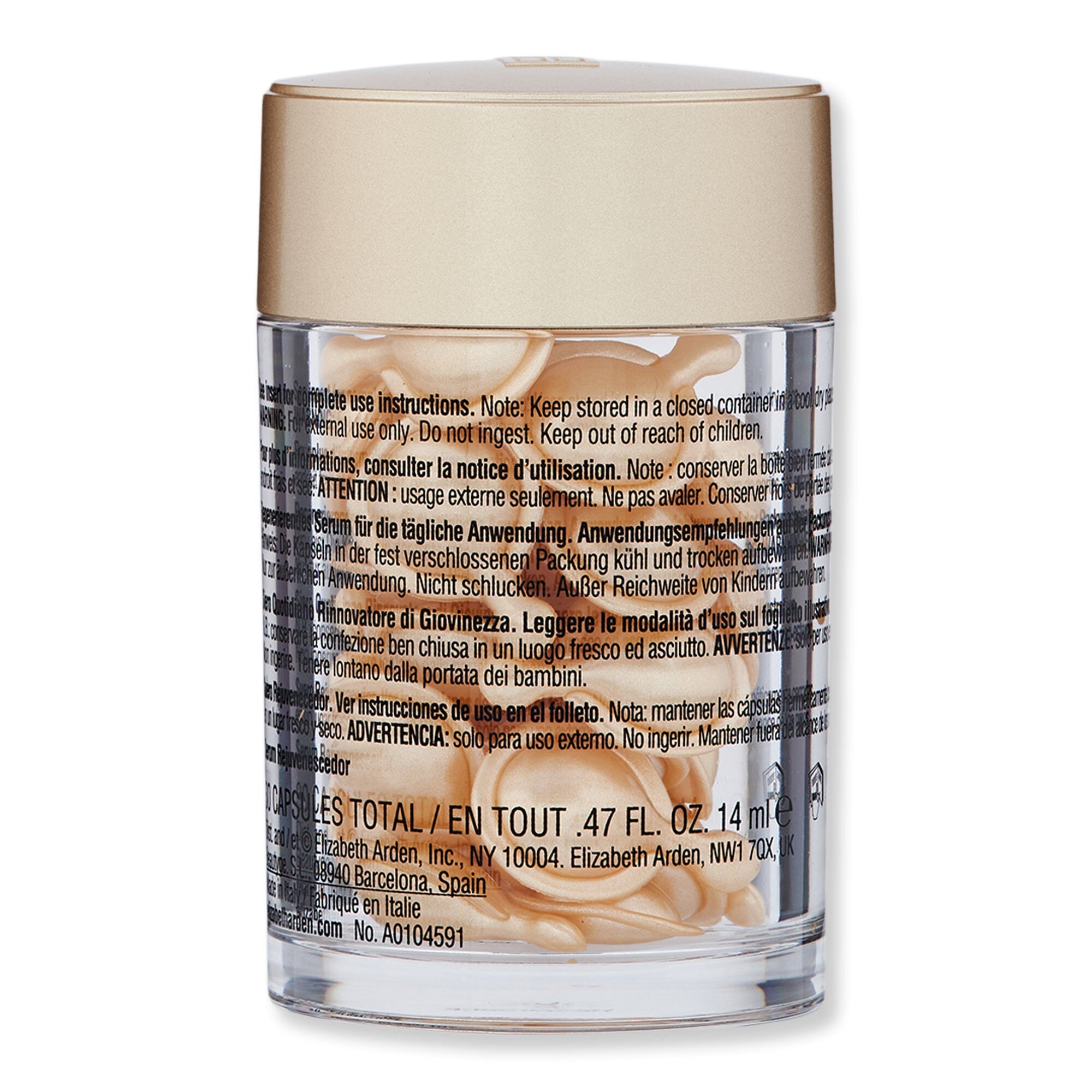 Elizabeth Arden Elizabeth Arden Advanced Ceramide Capsules Daily Youth Restoring Face Serum 30 Ct Serums 