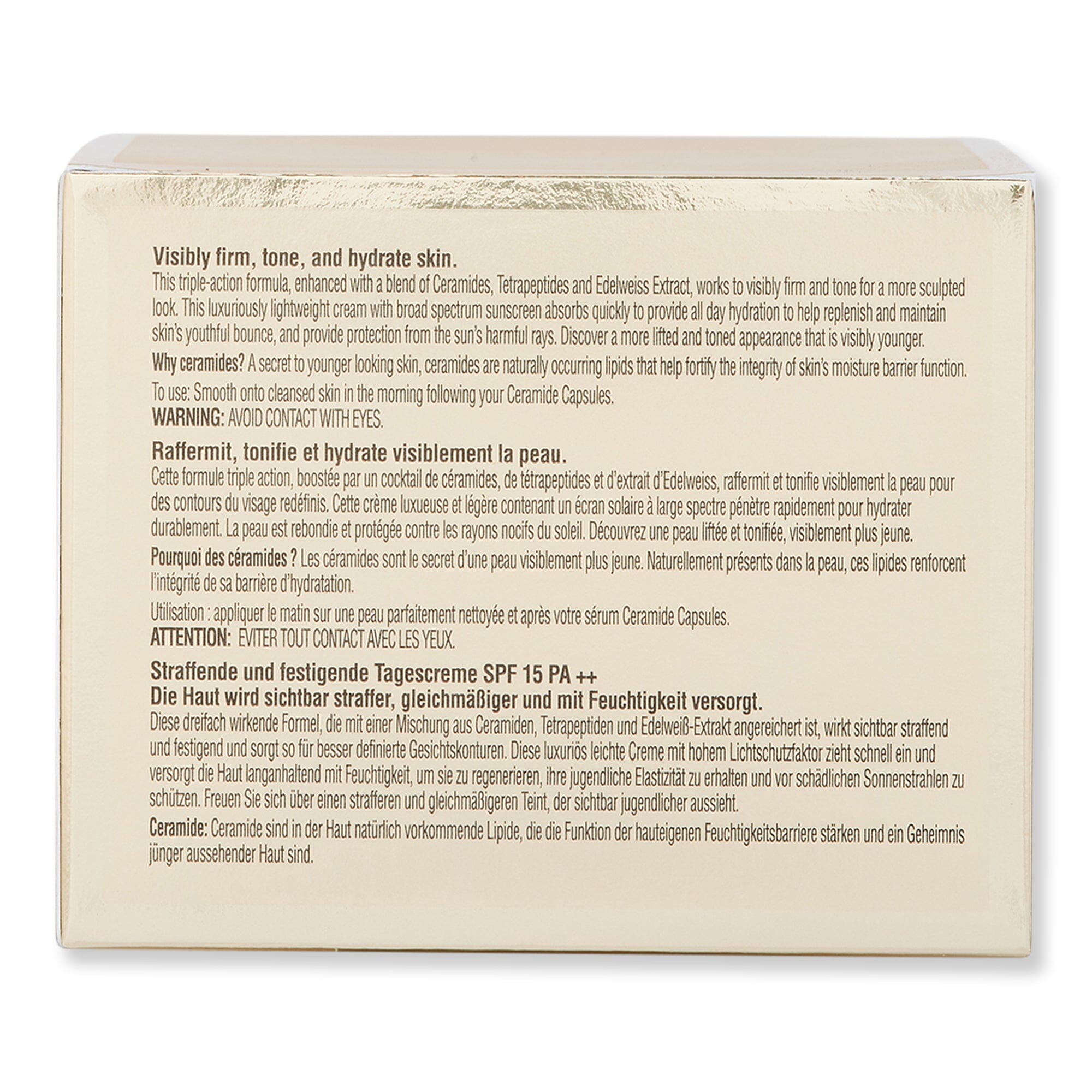 Elizabeth Arden Elizabeth Arden Advanced Ceramide Lift and Firm Day Cream SPF15 1.7 oz Skin Care Treatments 