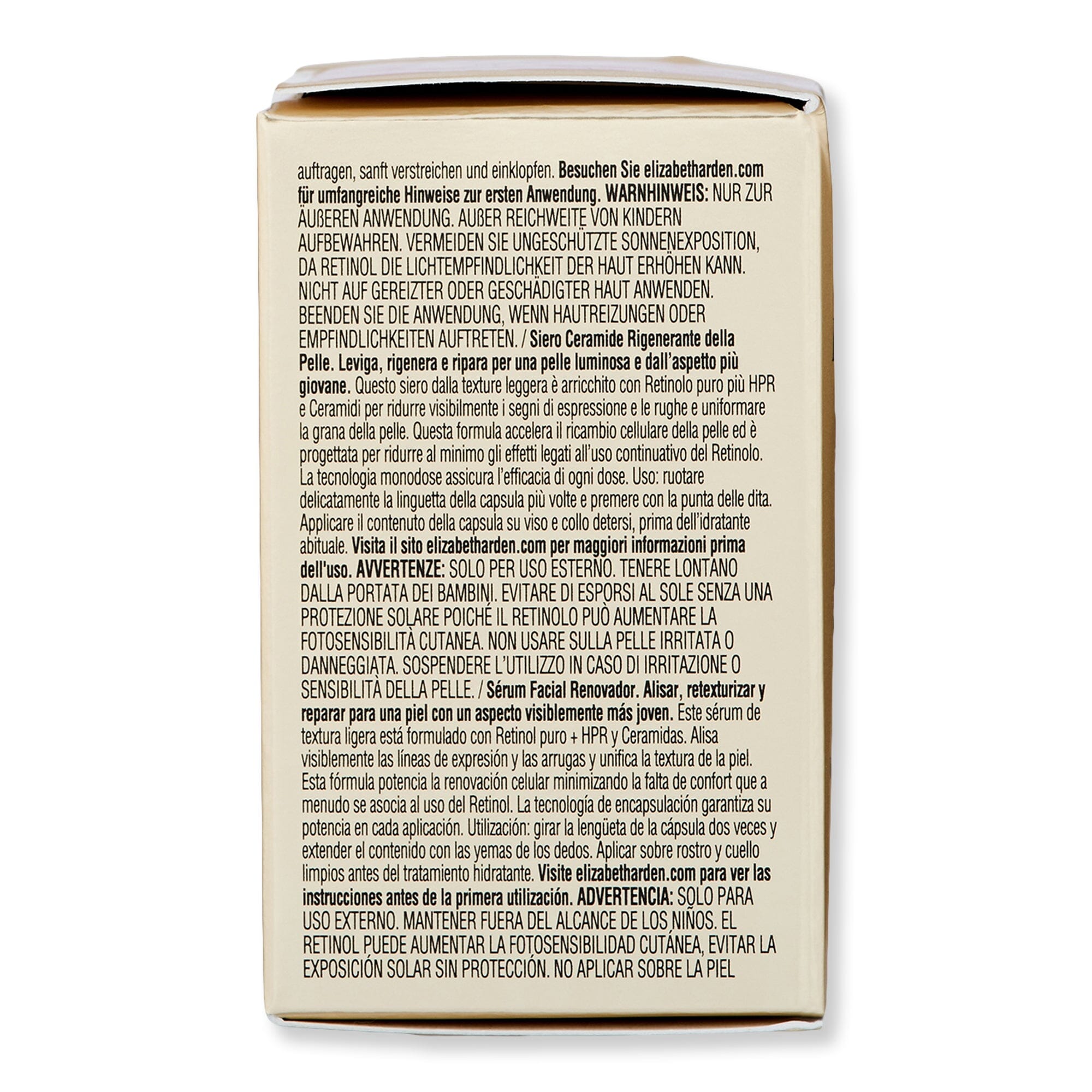 Elizabeth Arden Elizabeth Arden Retinol + HPR Ceramide Capsules Rapid Skin Renewing Serum 30 Ct Serums 