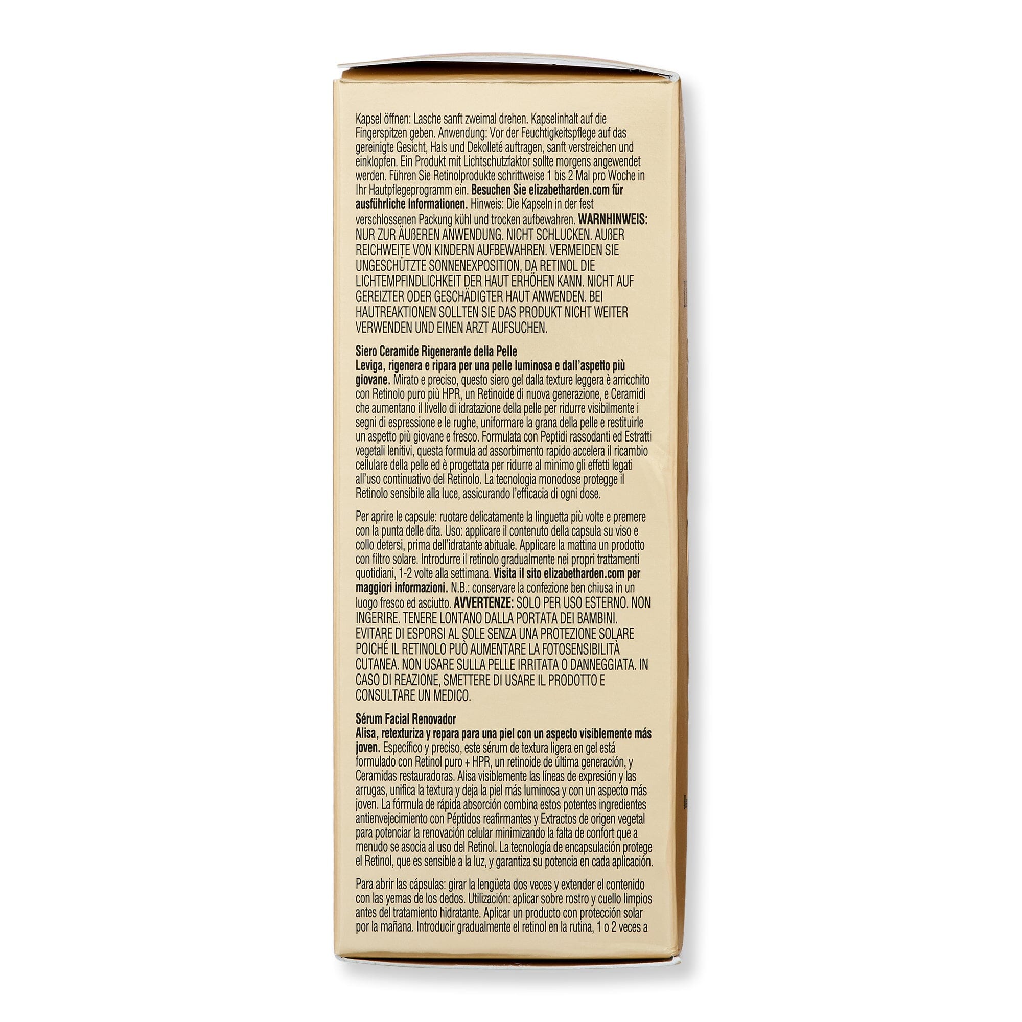 Elizabeth Arden Elizabeth Arden Retinol + HPR Ceramide Capsules Rapid Skin Renewing Serum 60 Ct Serums 