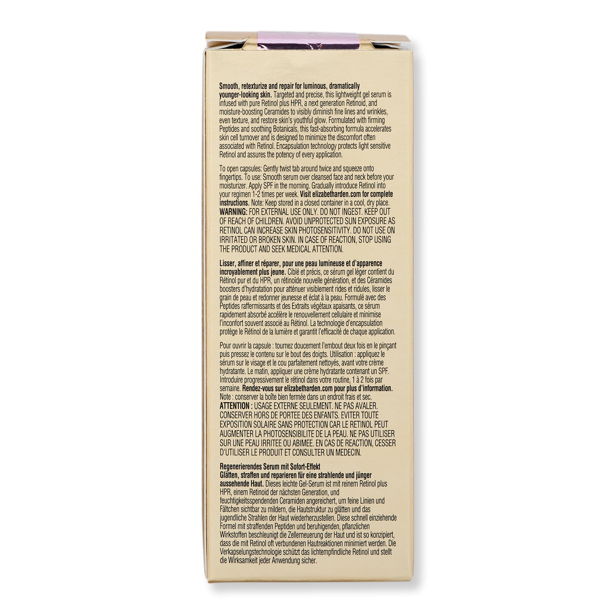 Elizabeth Arden Elizabeth Arden Retinol + HPR Ceramide Capsules Rapid Skin Renewing Serum 60 Ct Serums 