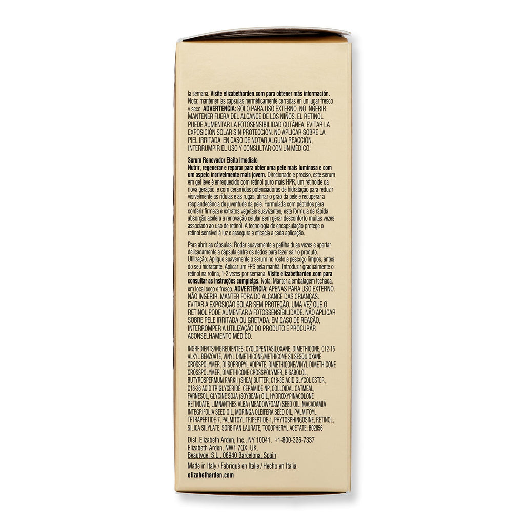 Elizabeth Arden Elizabeth Arden Retinol + HPR Ceramide Capsules Rapid Skin Renewing Serum Serums 