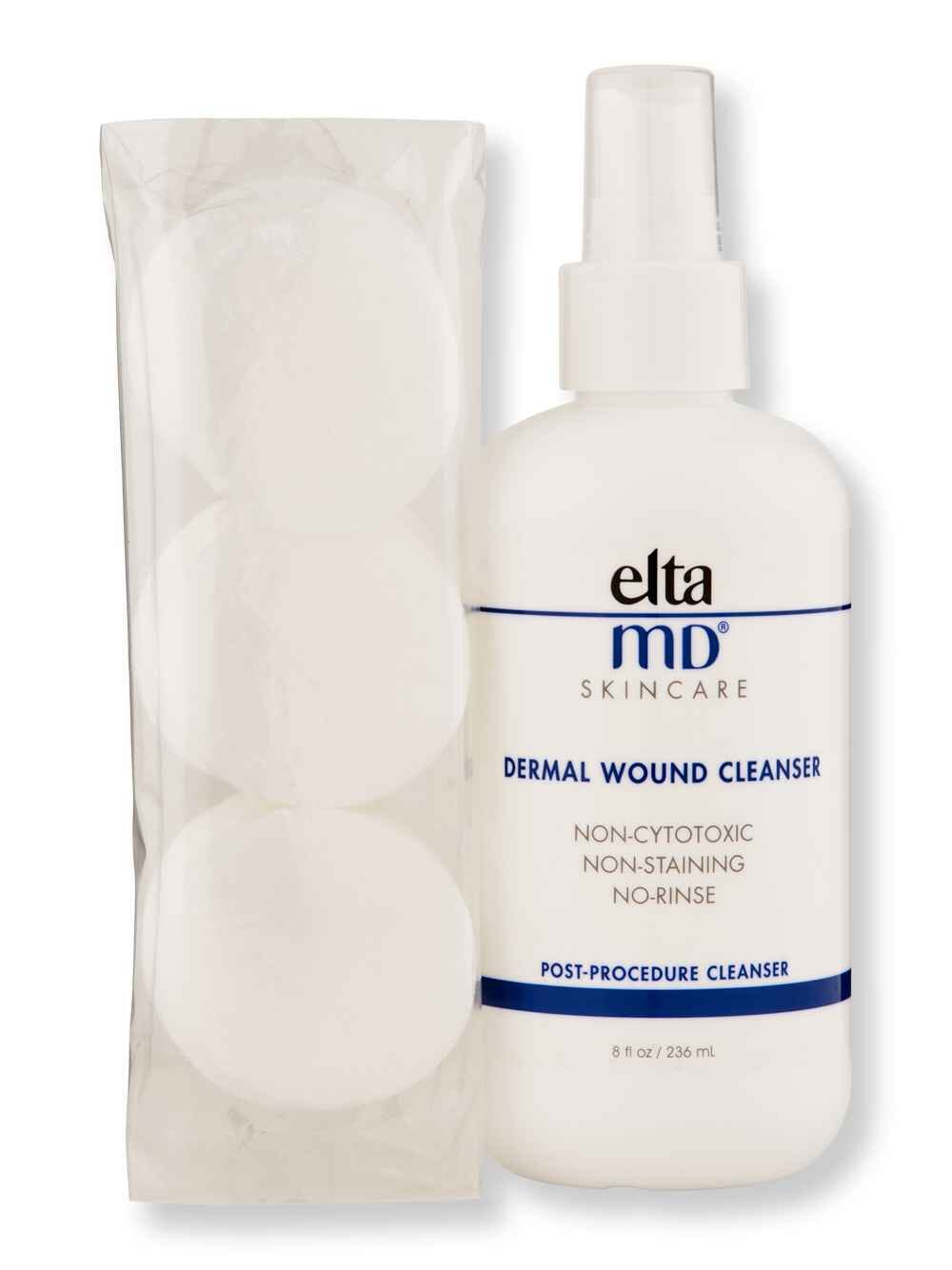 EltaMD EltaMD Dermal Wound Cleanser with 21 Cosmetic Pads 8 oz Face Cleansers 