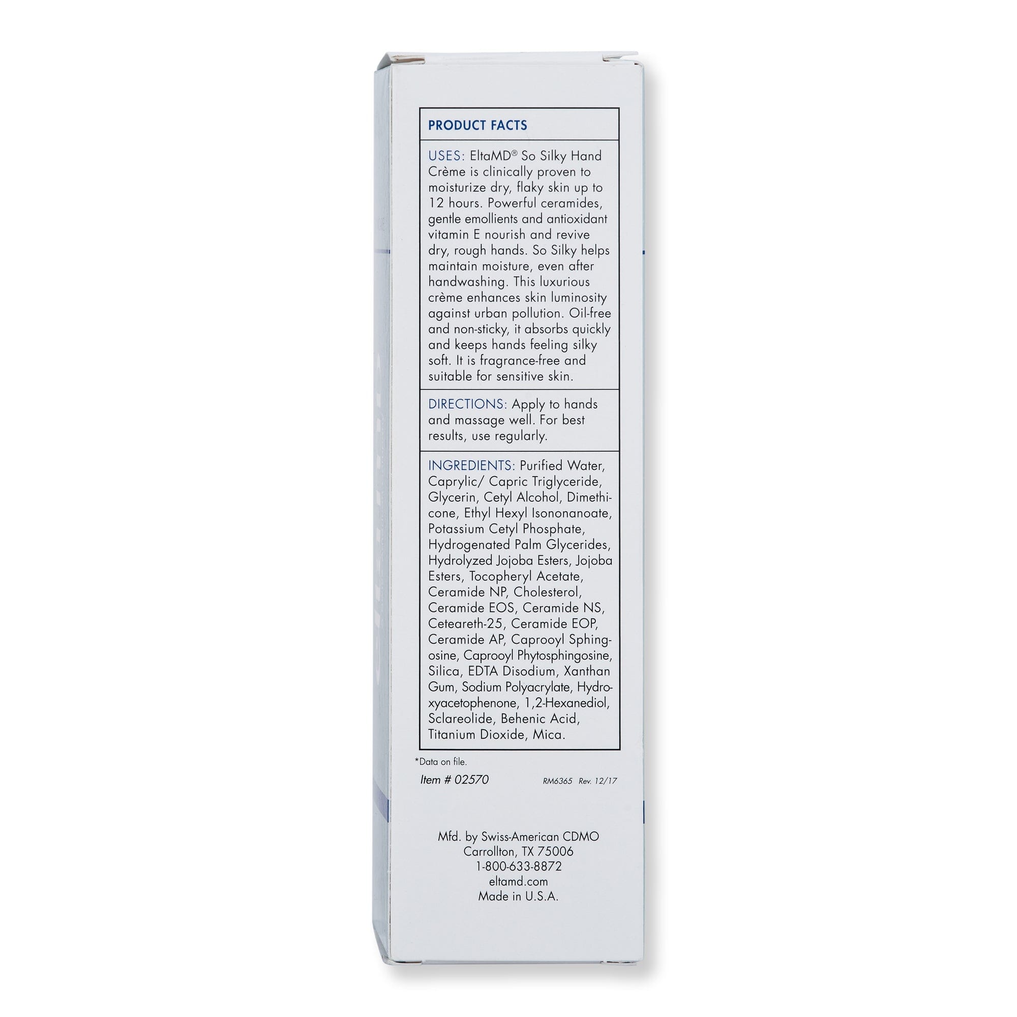 EltaMD EltaMD Skin Restore Hand Cream 3 oz Hand Creams & Lotions 