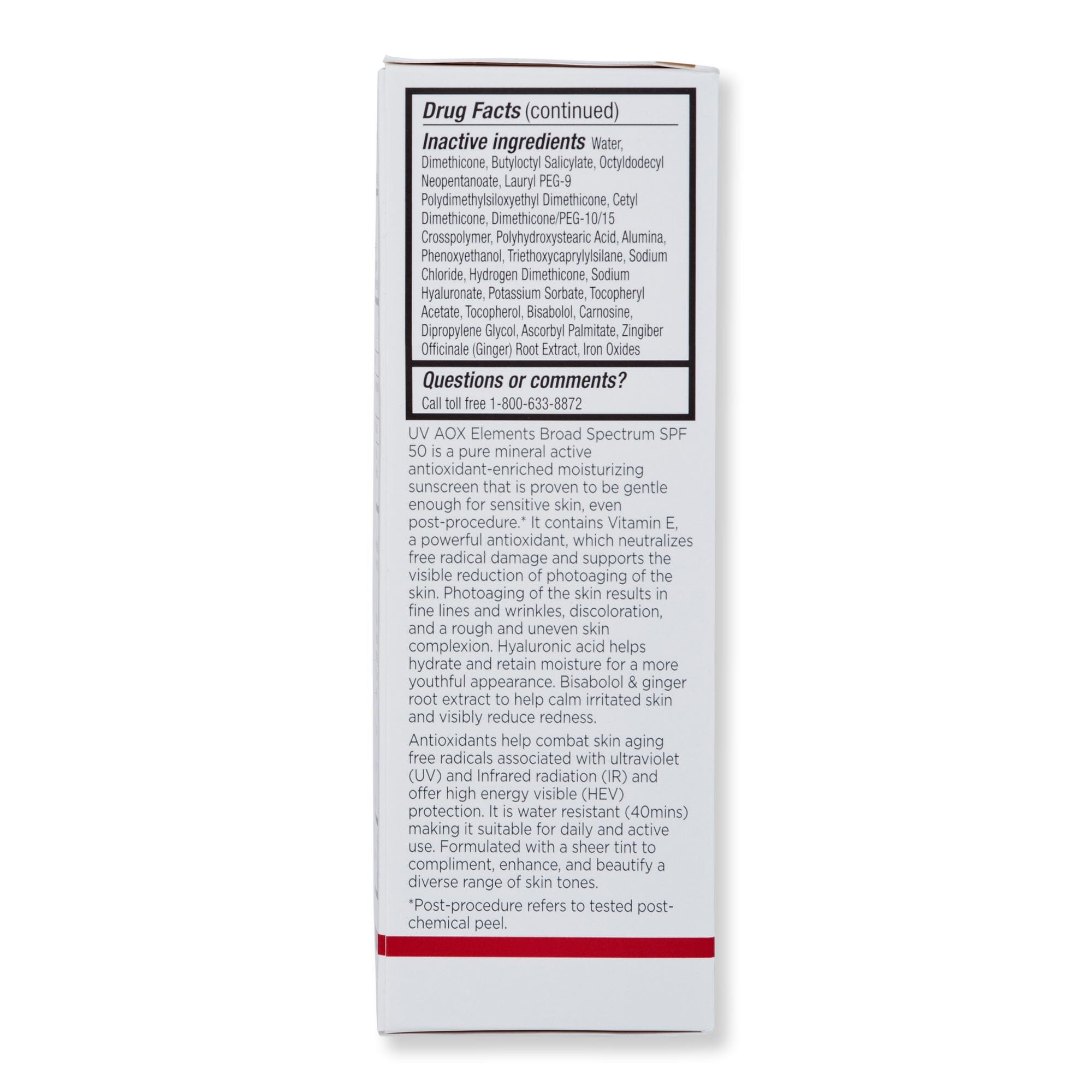 EltaMD EltaMD UV AOX Elements Broad-Spectrum SPF 50 Tinted 1.7 oz Body Sunscreens 