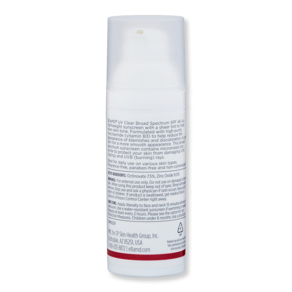 EltaMD EltaMD UV Clear Tinted Broad-Spectrum SPF 46 Face Sunscreens 