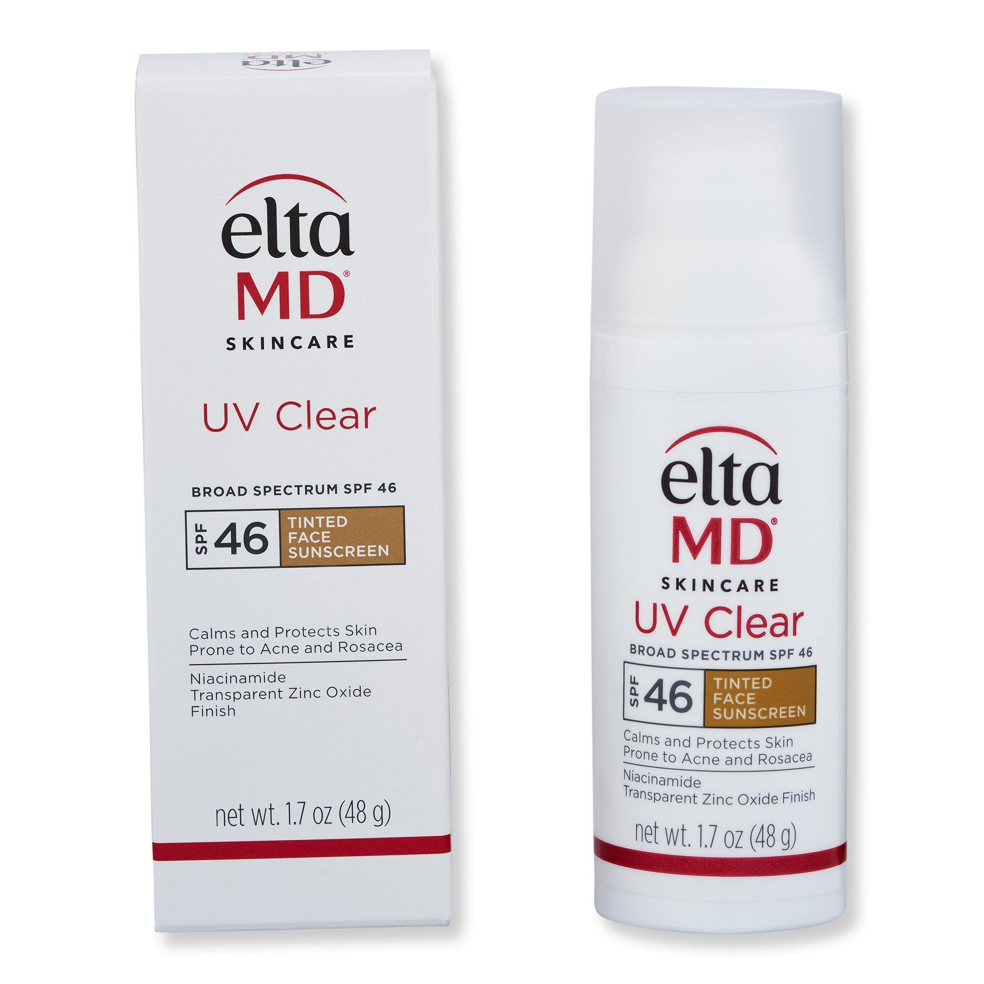 EltaMD EltaMD UV Clear Tinted Broad-Spectrum SPF 46 Face Sunscreens 
