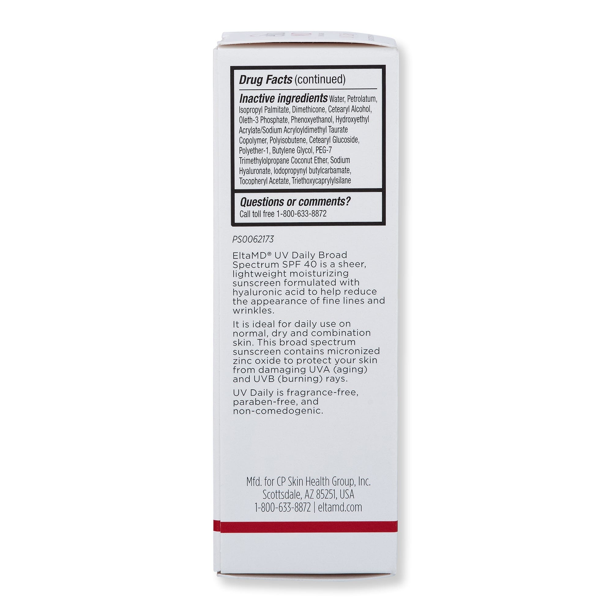 EltaMD EltaMD UV Daily Broad-Spectrum SPF 40 Face Sunscreens 