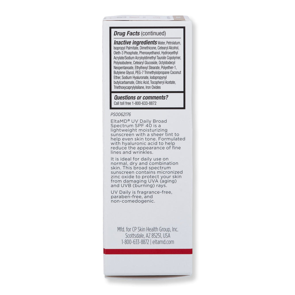 EltaMD EltaMD UV Daily Tinted Broad-Spectrum SPF 40 Face Sunscreens 