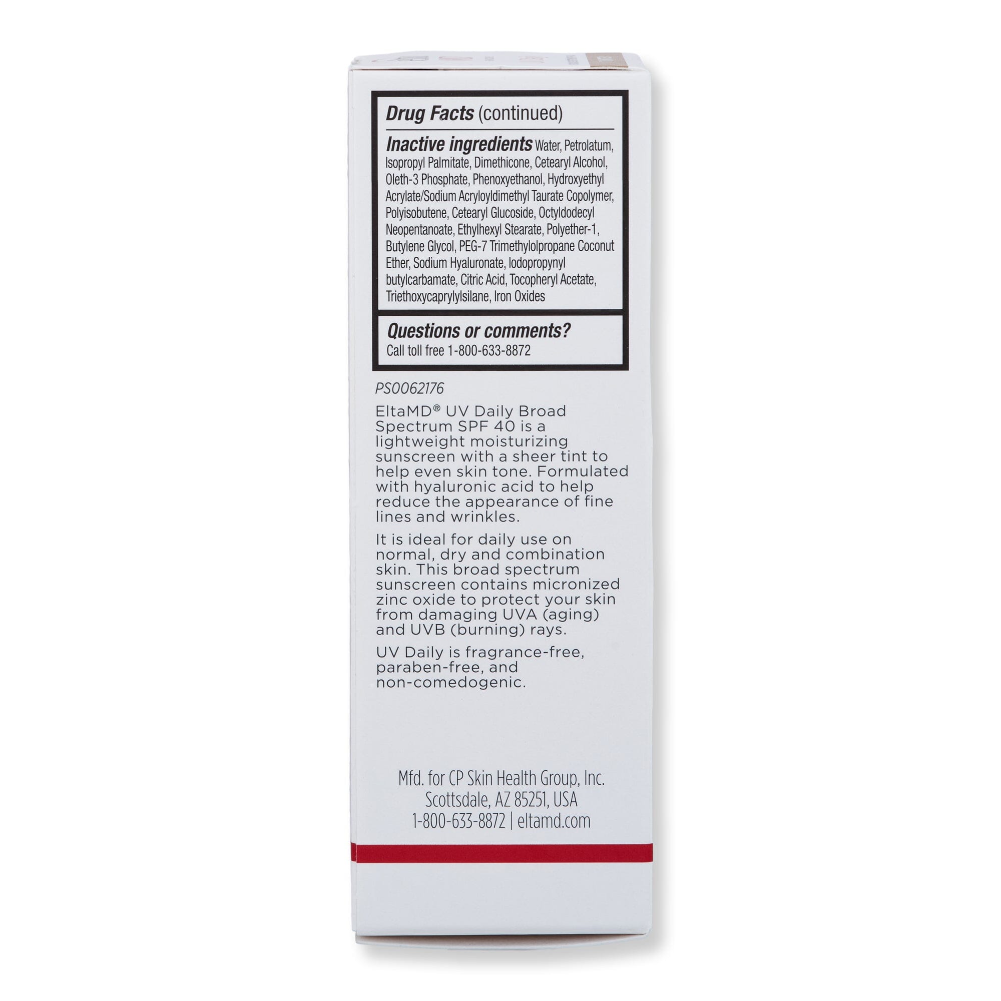 EltaMD EltaMD UV Daily Tinted Broad-Spectrum SPF 40 Face Sunscreens 