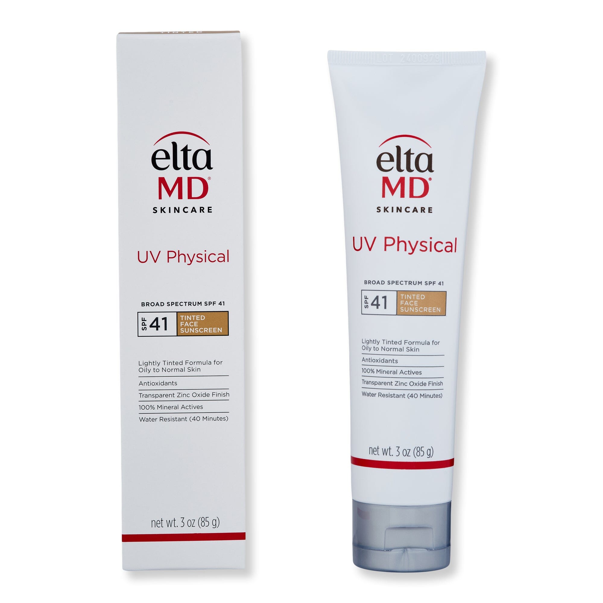 EltaMD EltaMD UV Physical Tinted Broad-Spectrum SPF 41 3 oz Face Sunscreens 