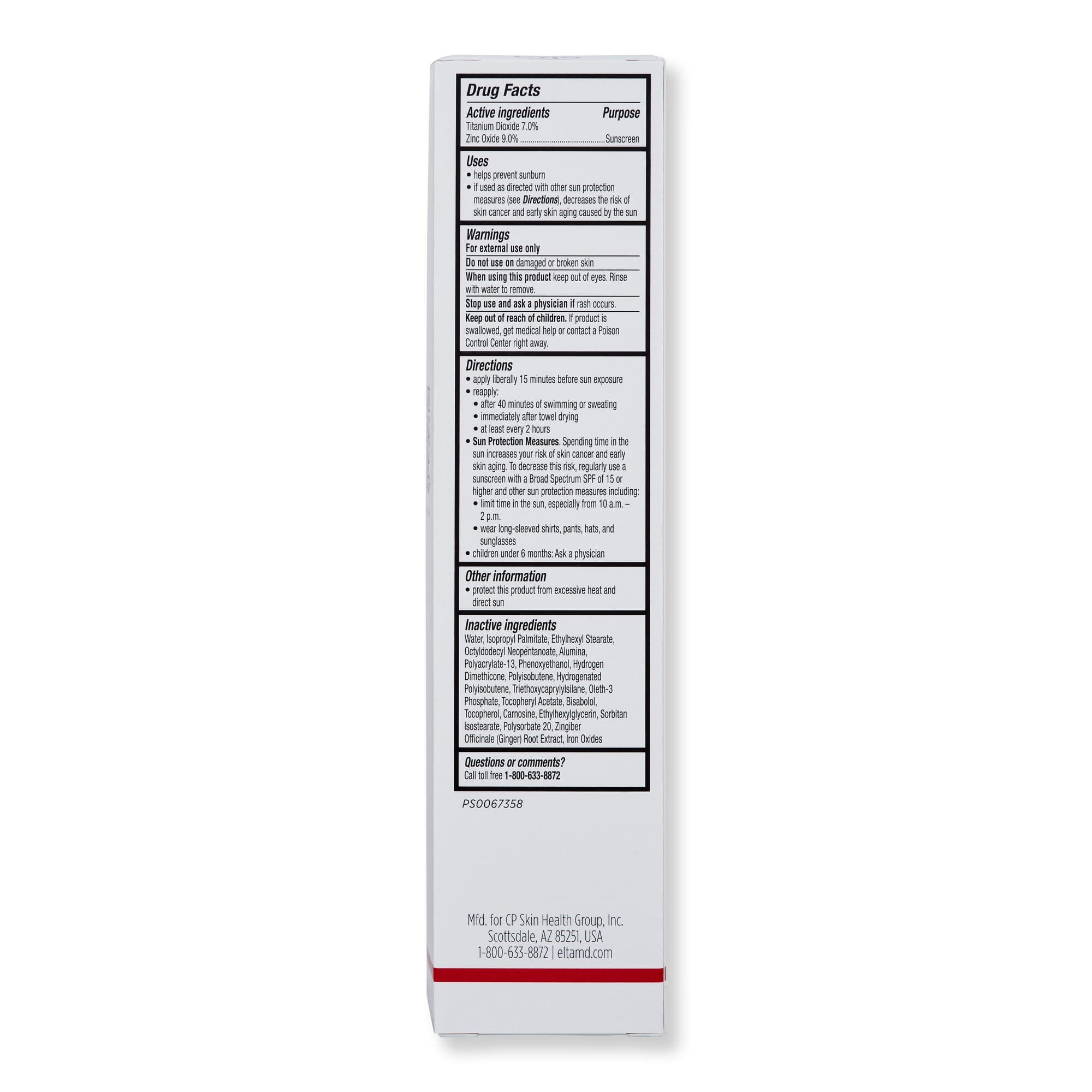 EltaMD EltaMD UV Physical Tinted Broad-Spectrum SPF 41 3 oz Face Sunscreens 