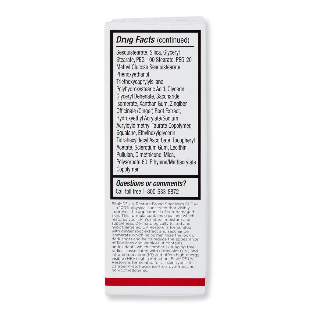 EltaMD EltaMD UV Restore Broad-Spectrum SPF 40 Face Sunscreens 