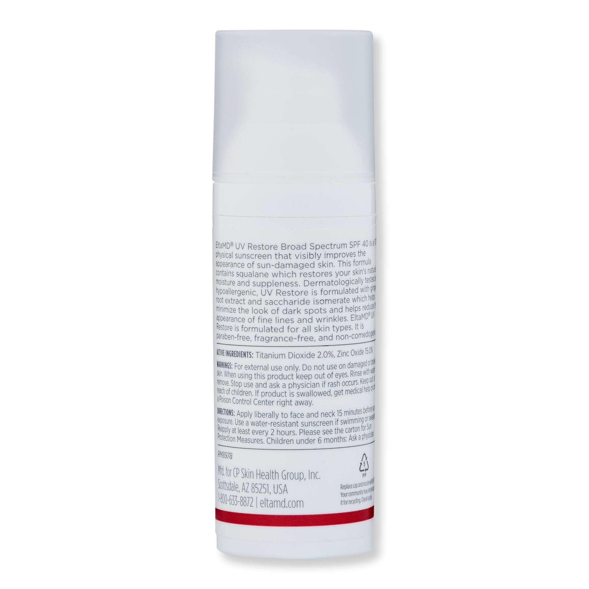 EltaMD EltaMD UV Restore Tinted Broad-Spectrum SPF 40 1.7 oz Body Sunscreens 