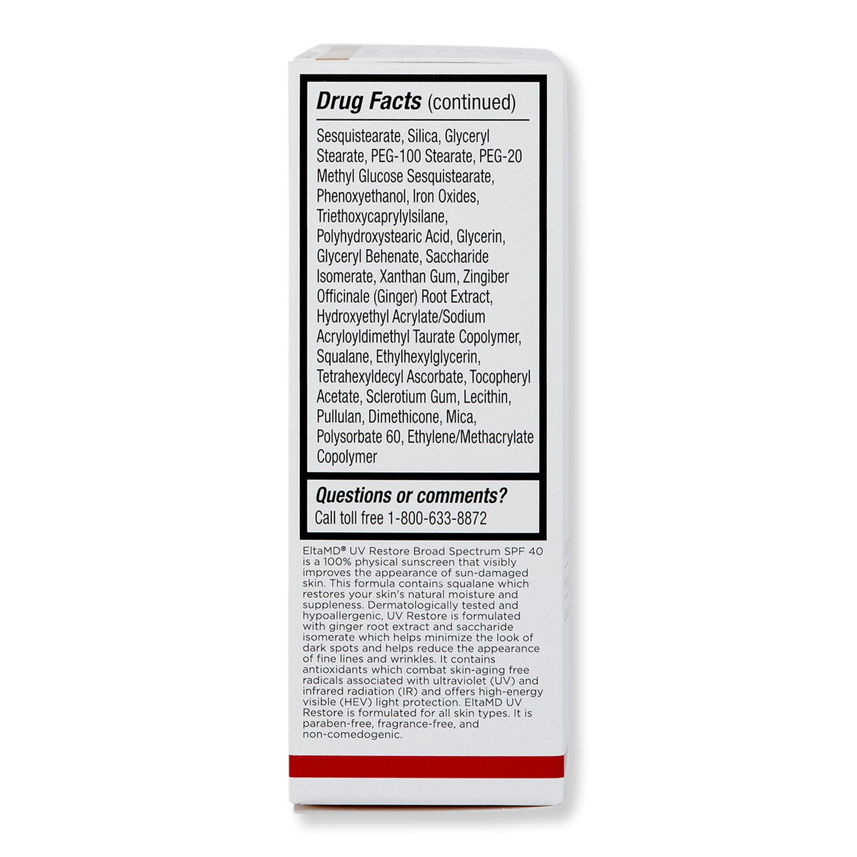 EltaMD EltaMD UV Restore Tinted Broad-Spectrum SPF 40 Face Sunscreens 