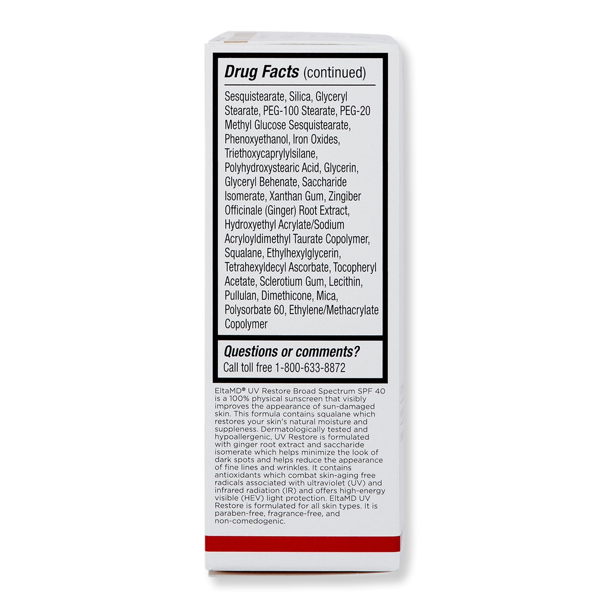 EltaMD EltaMD UV Restore Tinted Broad-Spectrum SPF 40 Face Sunscreens 
