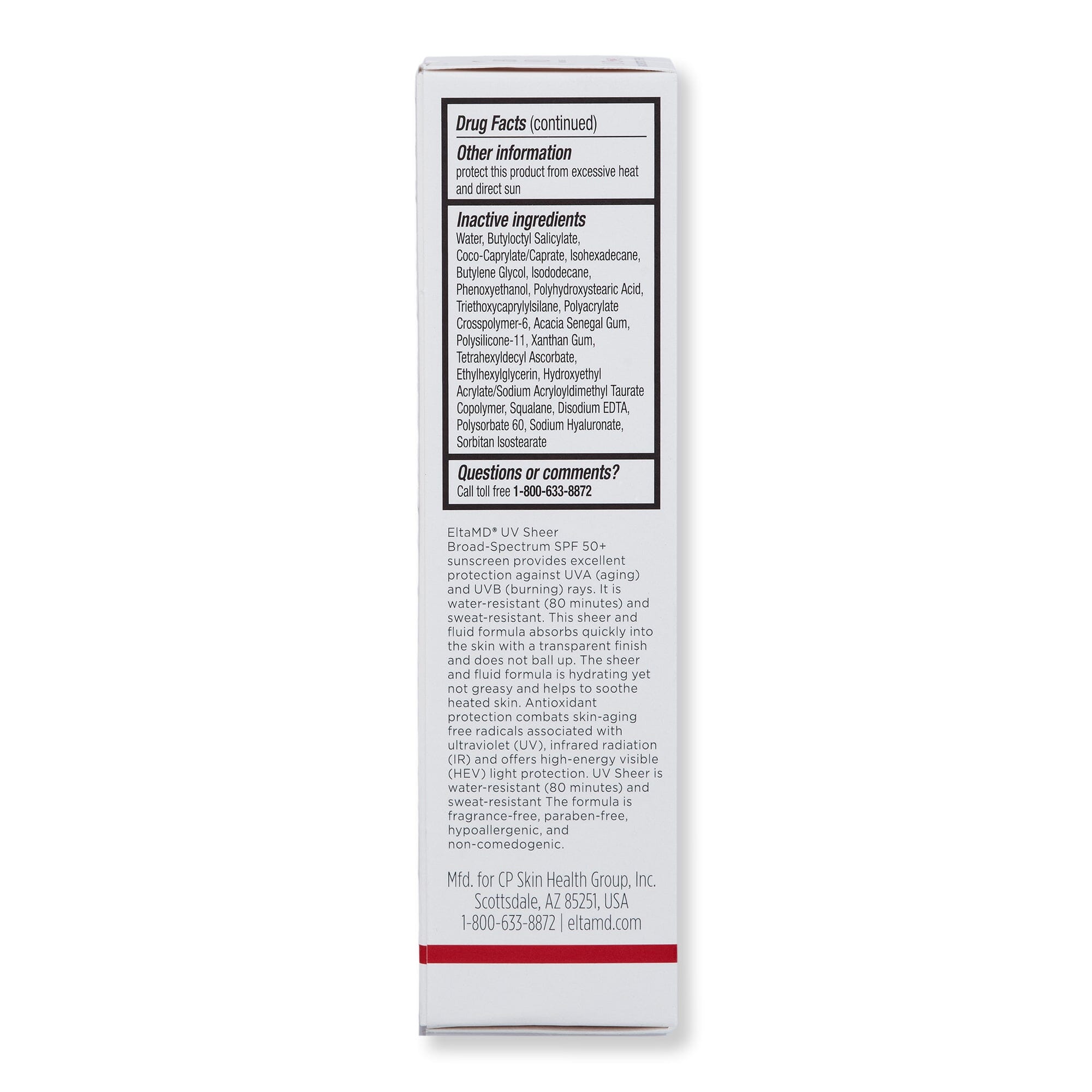 EltaMD EltaMD UV Sheer Broad-Spectrum SPF 50+ Body Sunscreens 