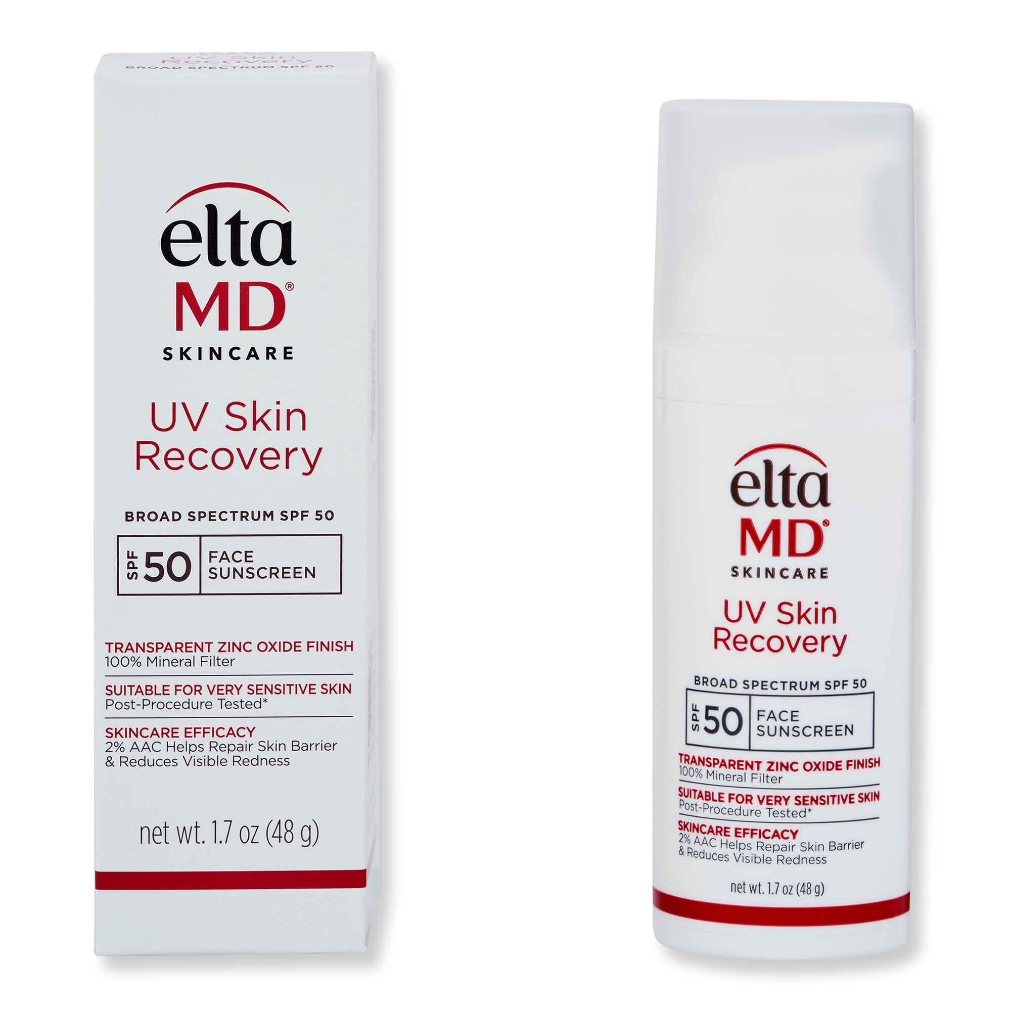 EltaMD EltaMD UV Skin Recovery Broad Spectrum SPF 50 Face Sunscreen Face Sunscreens 